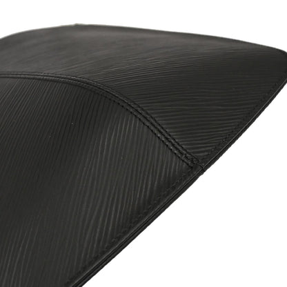 Louis Vuitton Black Epi Demi-lune Handbag M52682