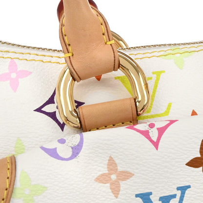 Louis Vuitton 2008 White Multicolor Rita 2way Shoulder Handbag M40125