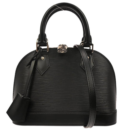 Louis Vuitton Black Epi Alma BB 2way Shoulder Handbag M40862