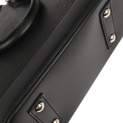Louis Vuitton Black Epi Alma BB 2way Shoulder Handbag M40862