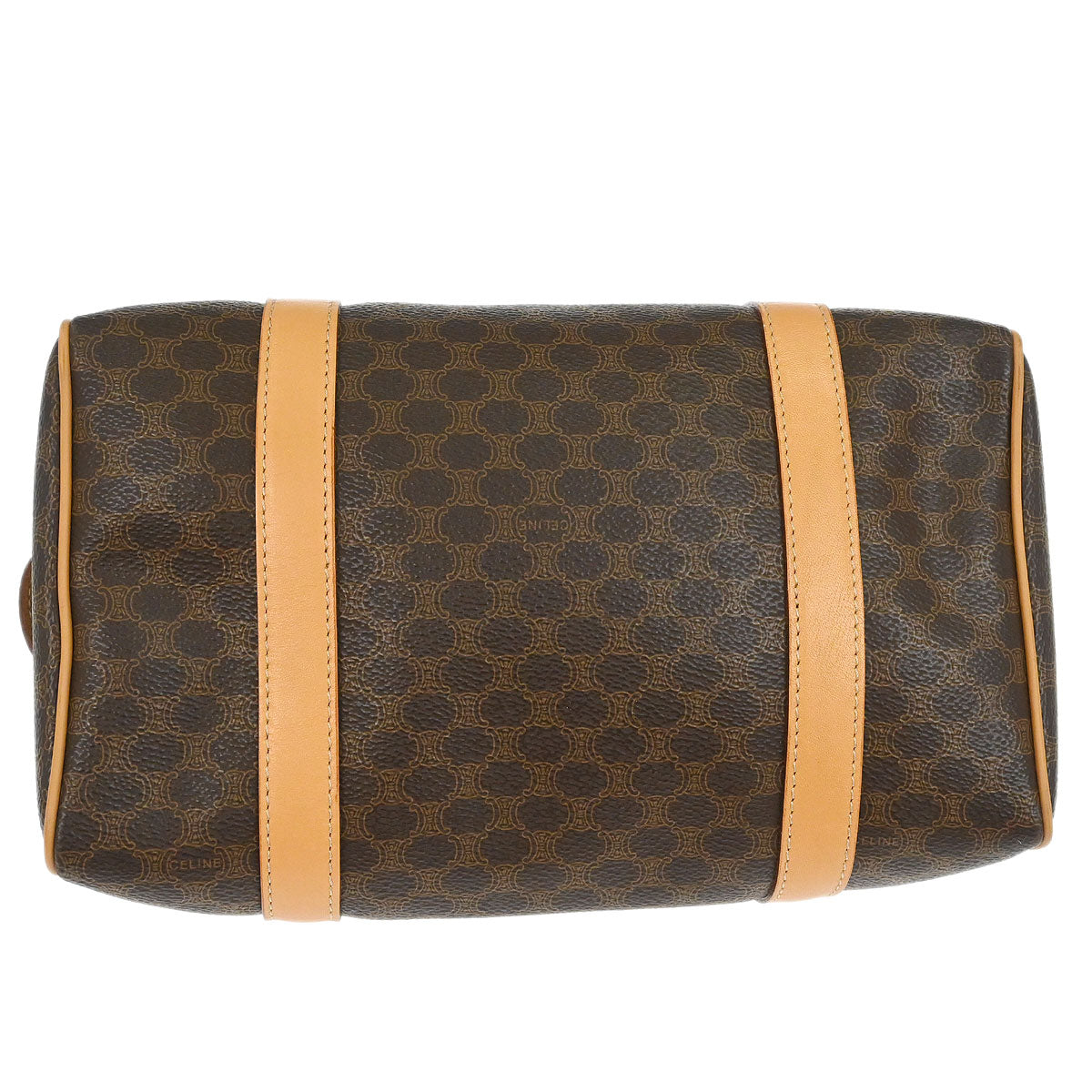 Celine Brown Macadam 2way Shoulder Handbag