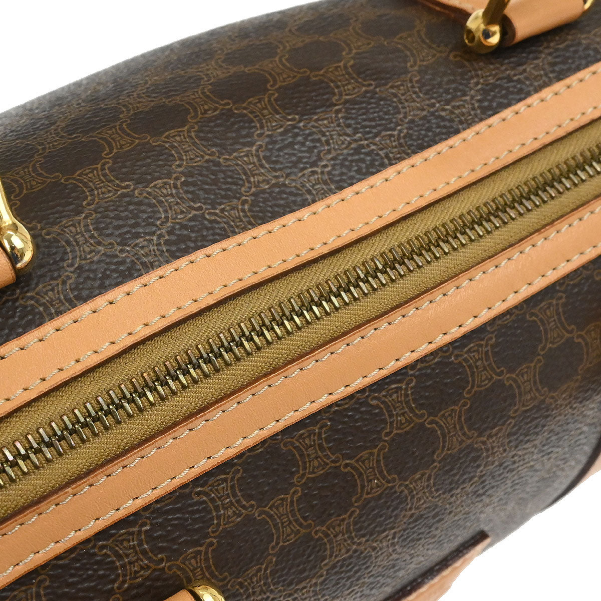 Celine Brown Macadam 2way Shoulder Handbag