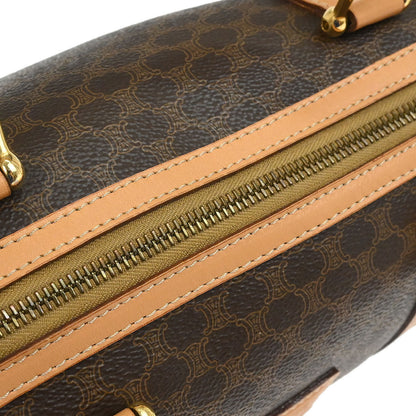 Celine Brown Macadam 2way Shoulder Handbag