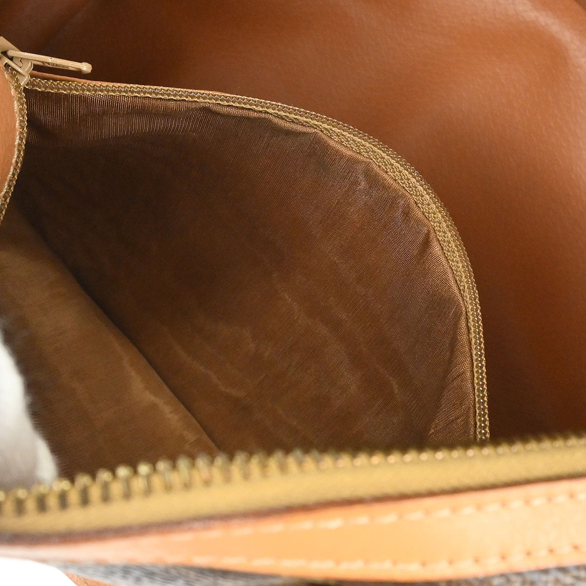 Celine Brown Macadam 2way Shoulder Handbag