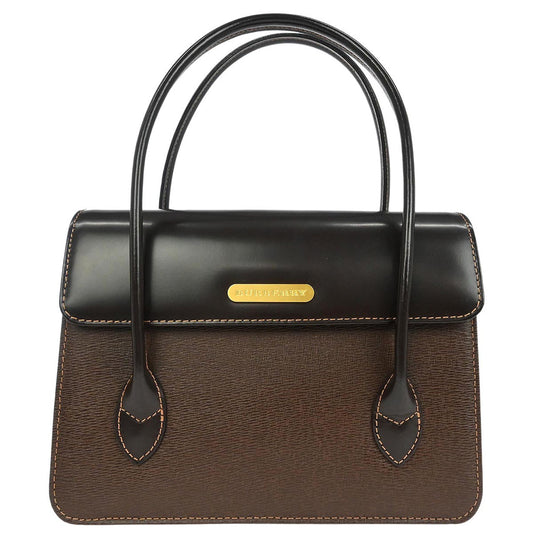 Burberry Brown Leather Handbag
