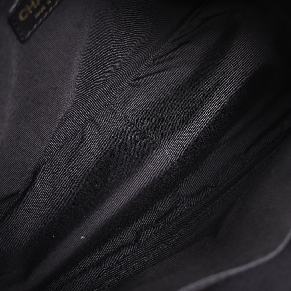 Chanel 2002-2003 Black Caviar Skin Petite Timeless Tote PTT Chain Handbag