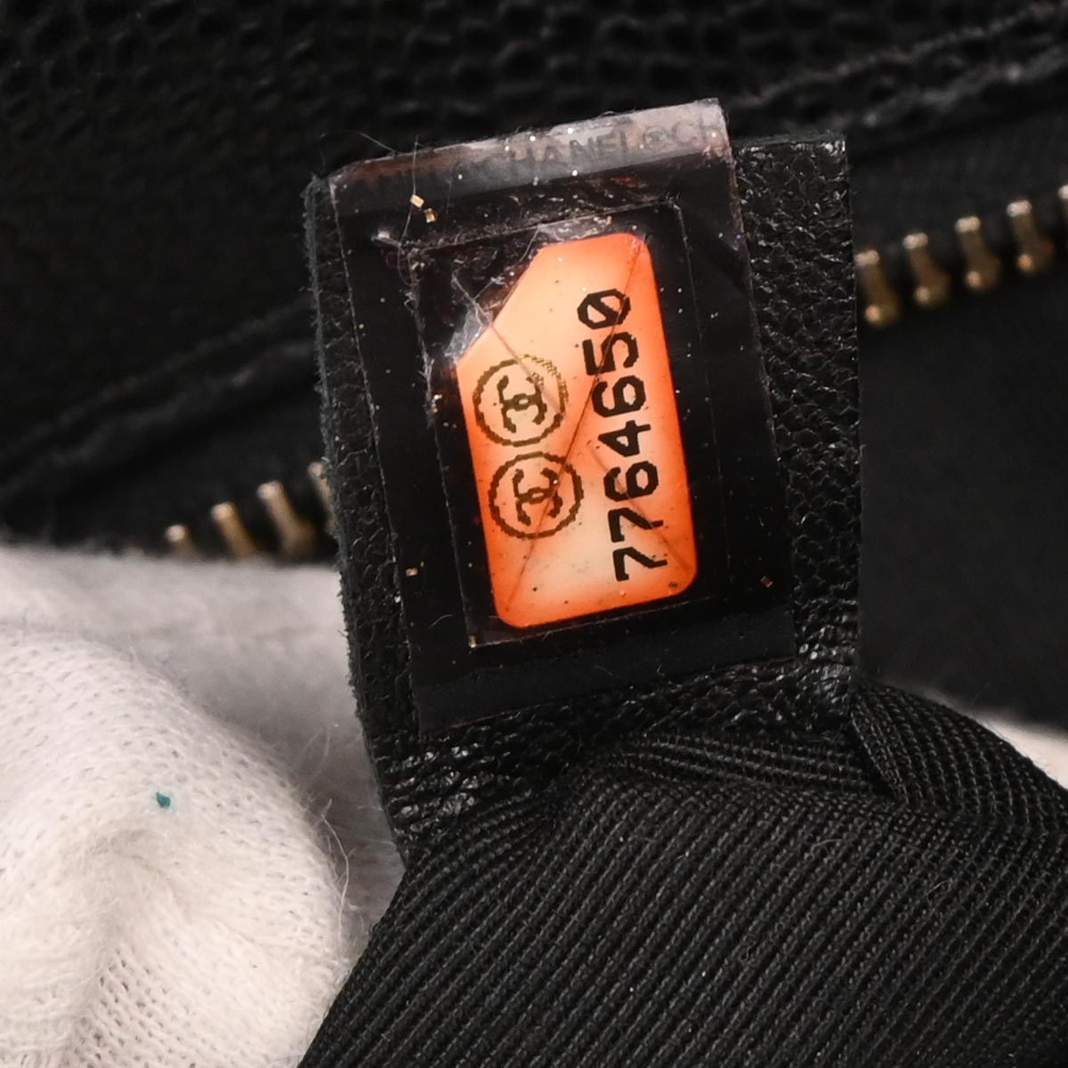 Chanel 2002-2003 Black Caviar Skin Petite Timeless Tote PTT Chain Handbag