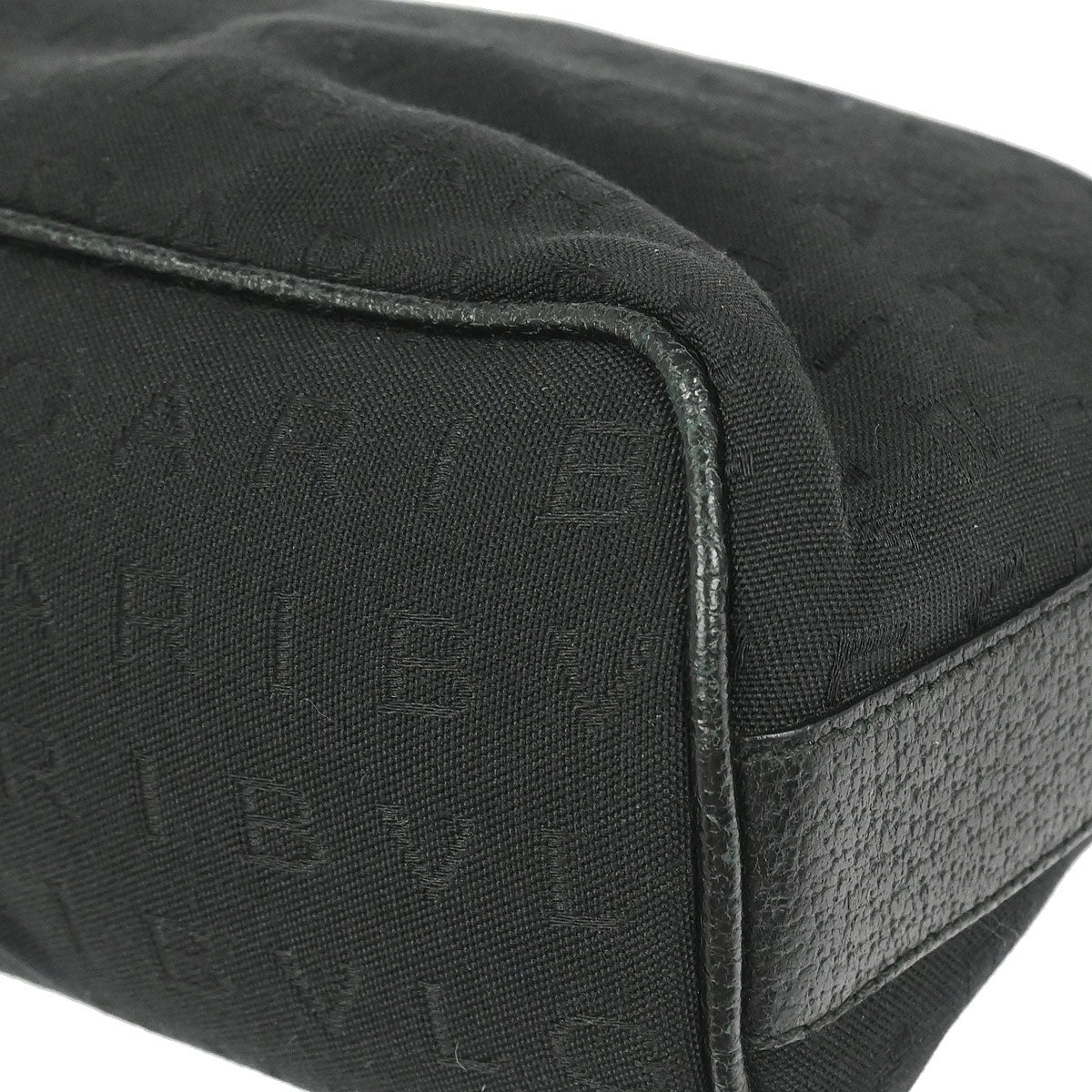 Bvlgari Black Canvas Logomania Handbag