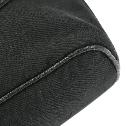 Bvlgari Black Canvas Logomania Handbag