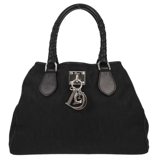 Christian Dior Black Nylon Trotter Lovely Tote Handbag