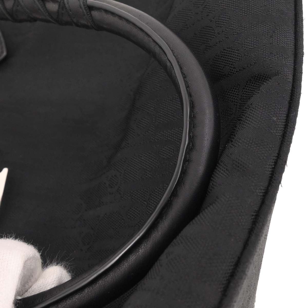 Christian Dior Black Nylon Trotter Lovely Tote Handbag