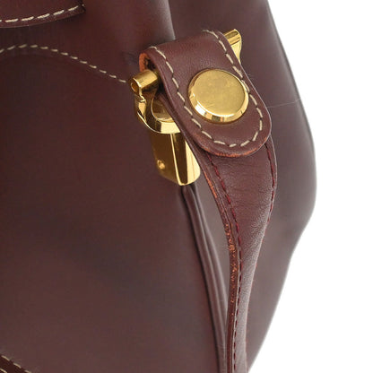 Cartier Bordeaux Leather Must de Cartier Shoulder Bag