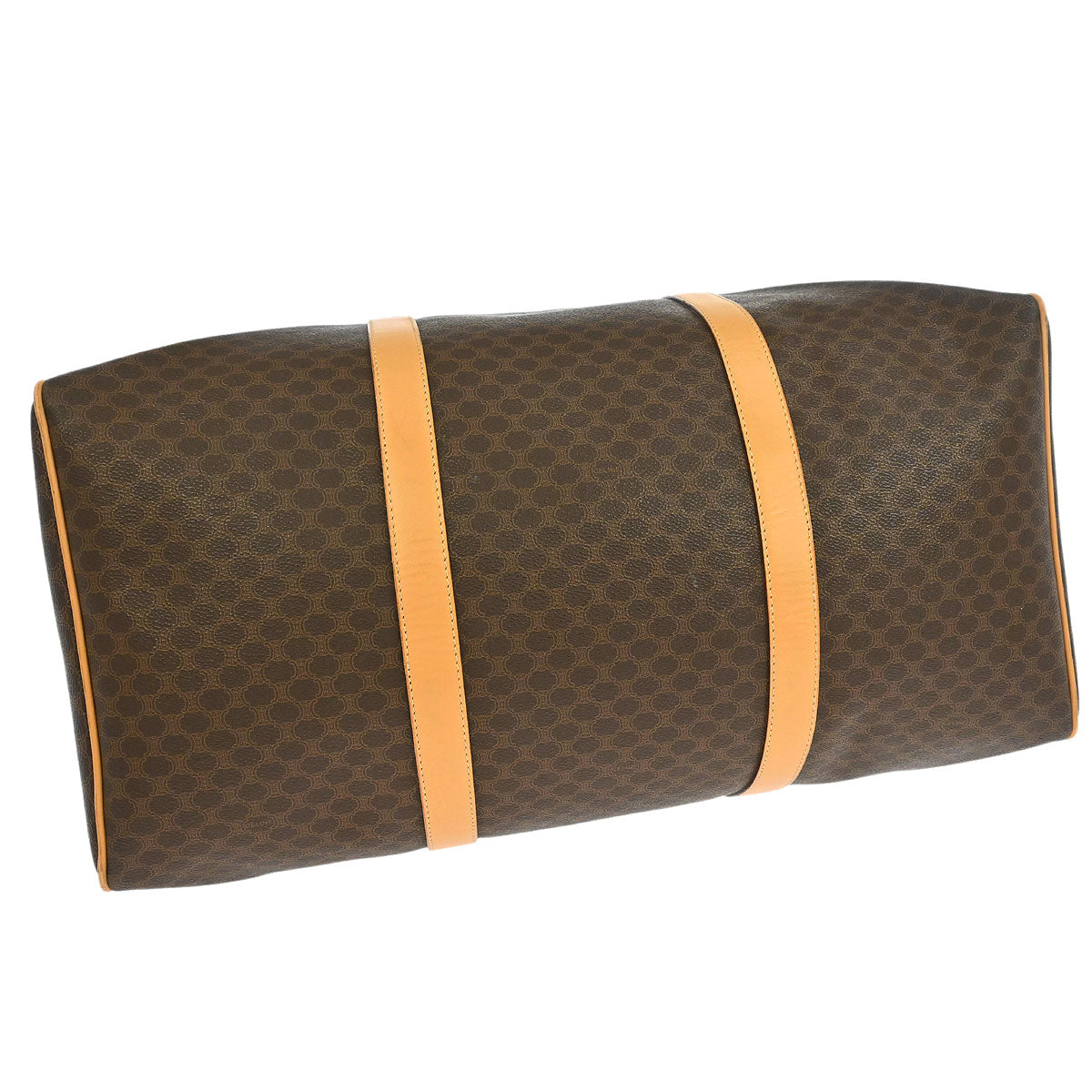 Celine Brown Macadam Duffle Handbag