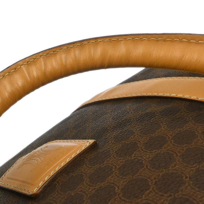 Celine Brown Macadam Duffle Handbag