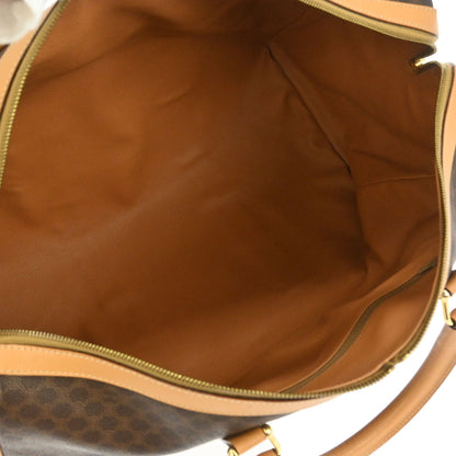 Celine Brown Macadam Duffle Handbag