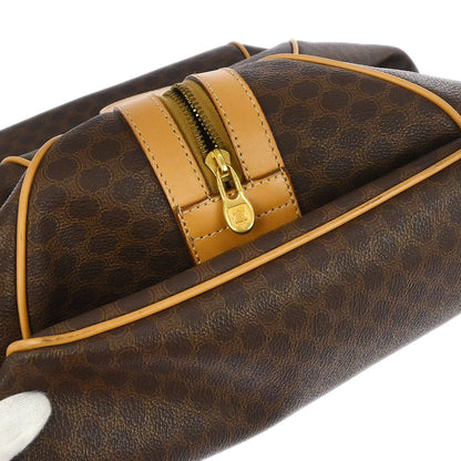 Celine Brown Macadam Duffle Handbag