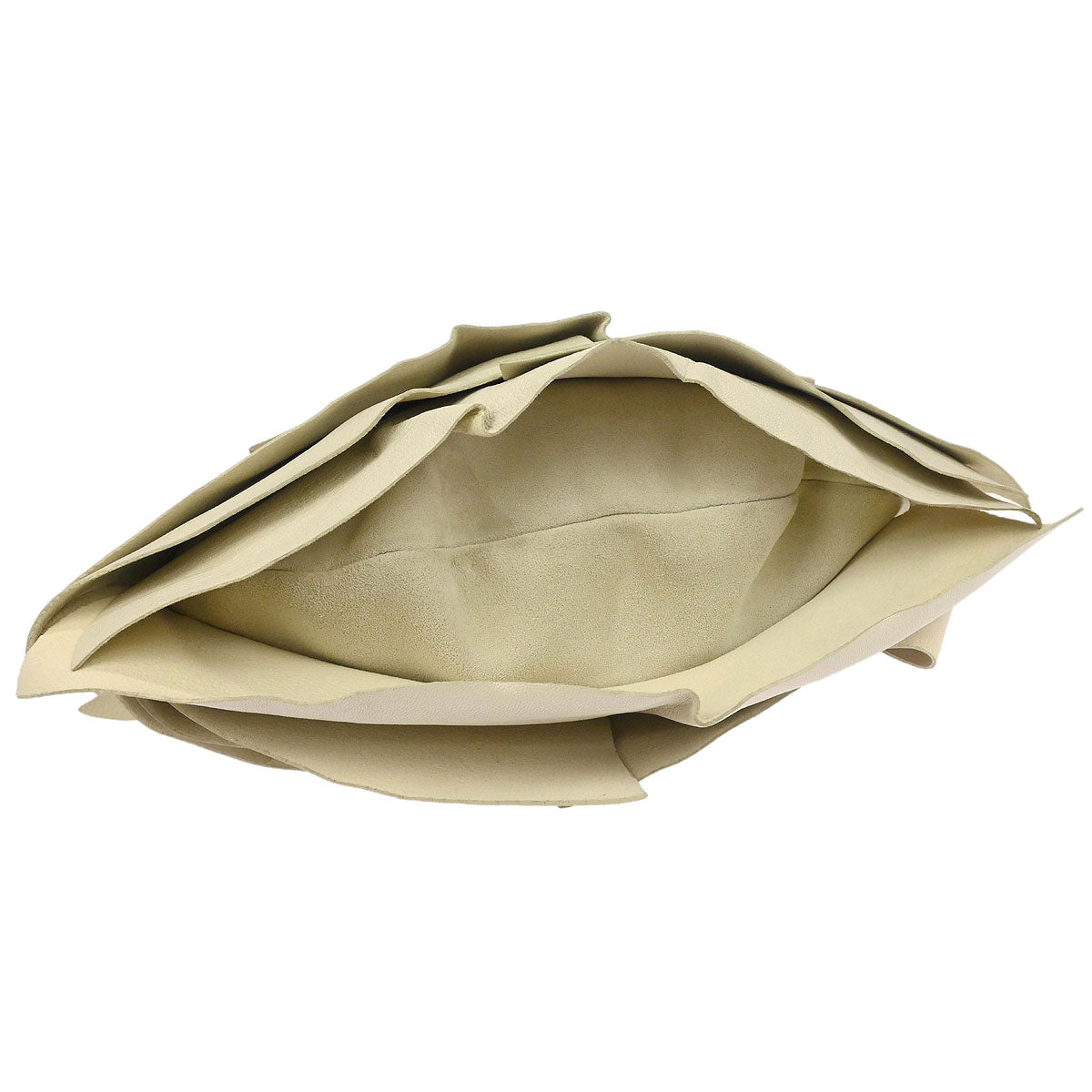 Yves Saint Laurent White Leather Saint Tropez Handbag