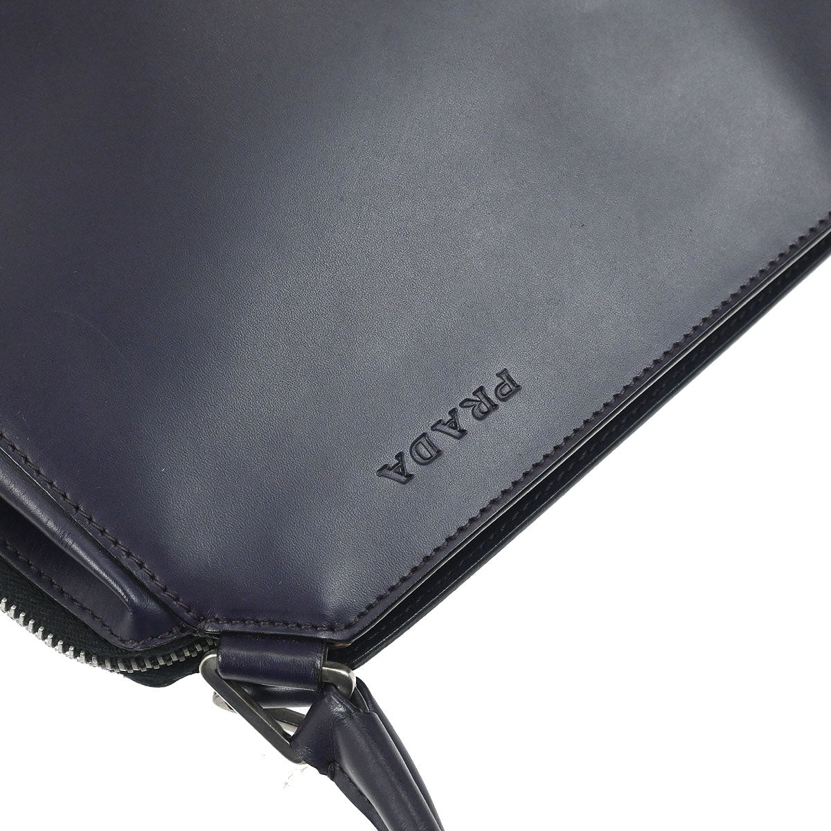 Prada Purple Leather Handbag