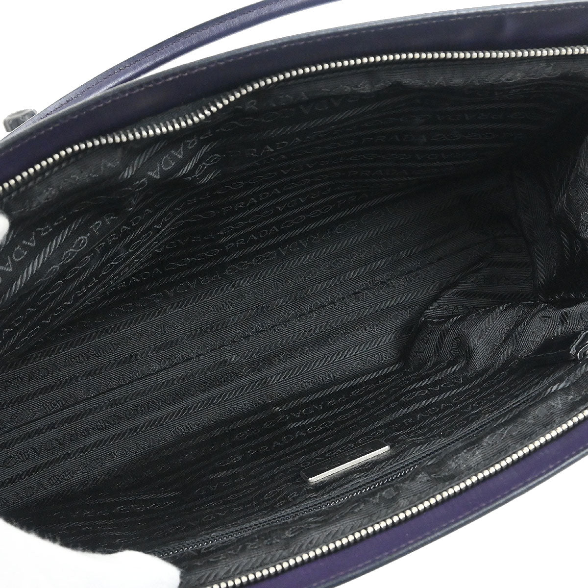Prada Purple Leather Handbag