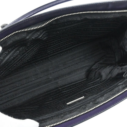 Prada Purple Leather Handbag