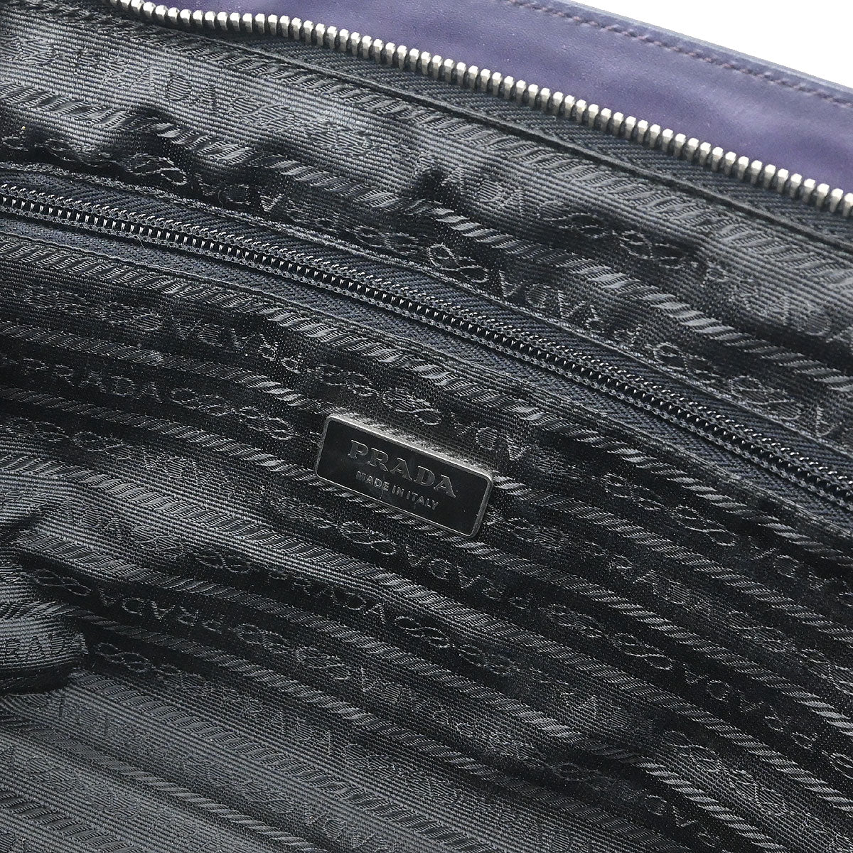 Prada Purple Leather Handbag