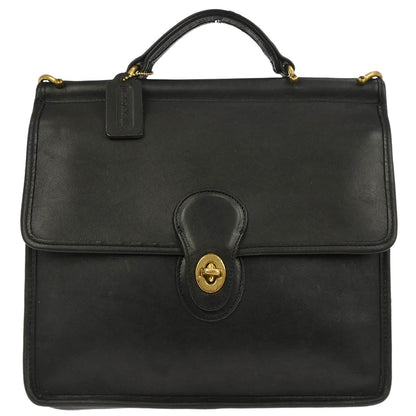 Coach Black Leather Handbag