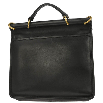 Coach Black Leather Handbag