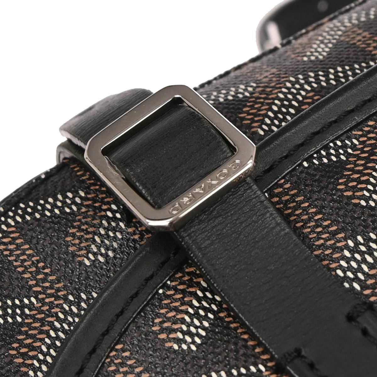 Goyard Black Belvedere PM Shoulder Bag