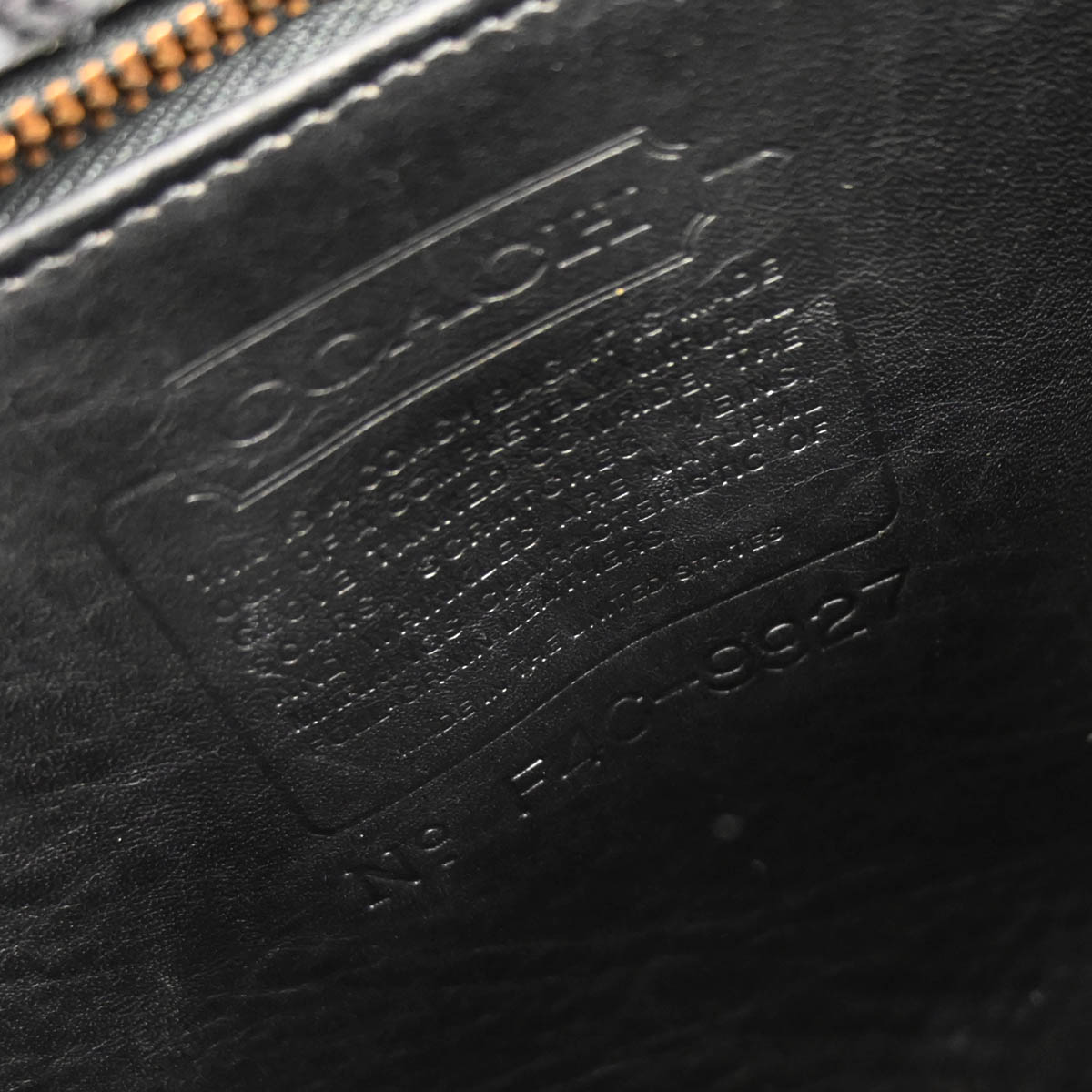 Coach Black Leather Handbag