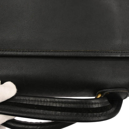 Coach Black Leather Briefcase 2way Shoulder Handbag