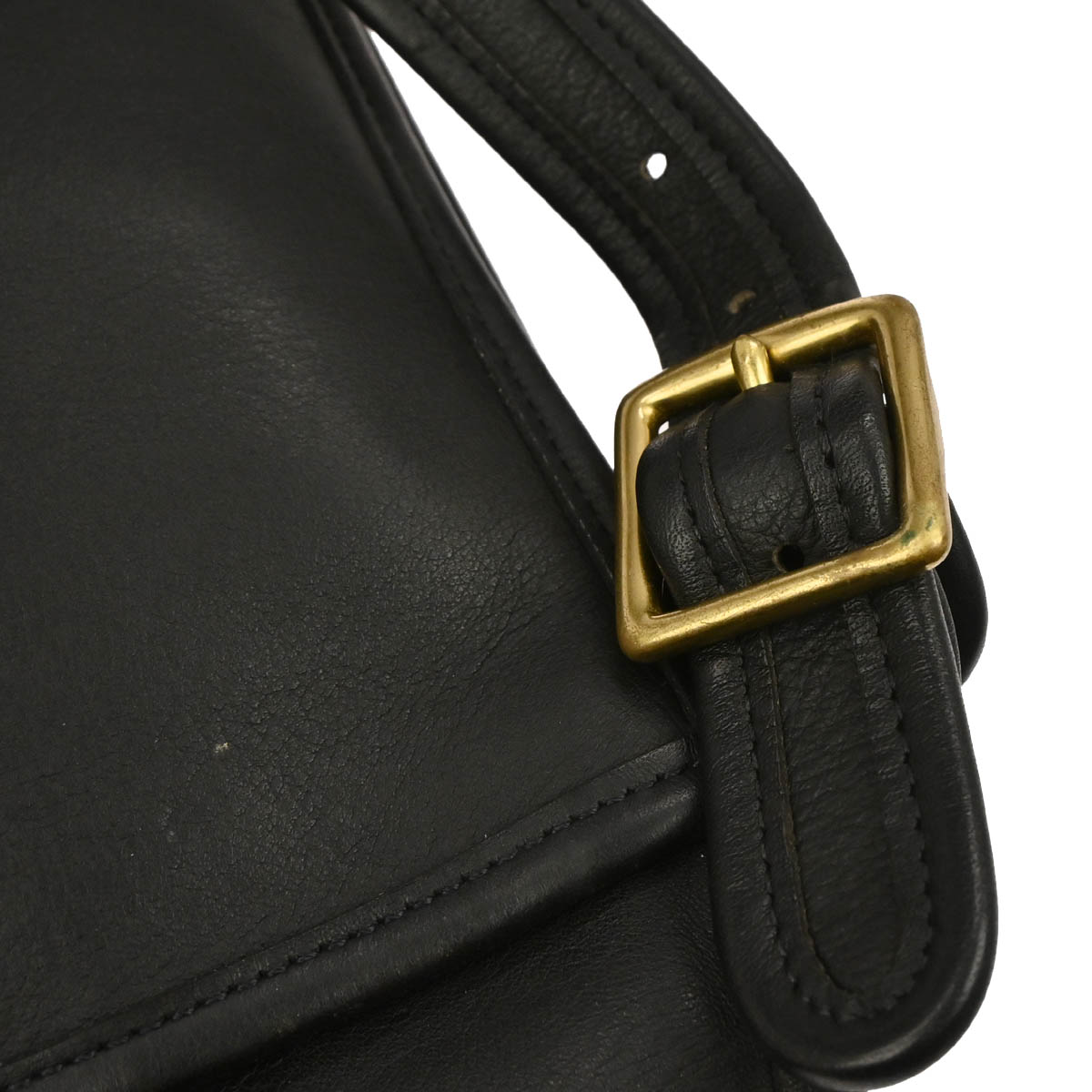 Coach Black Leather Briefcase 2way Shoulder Handbag