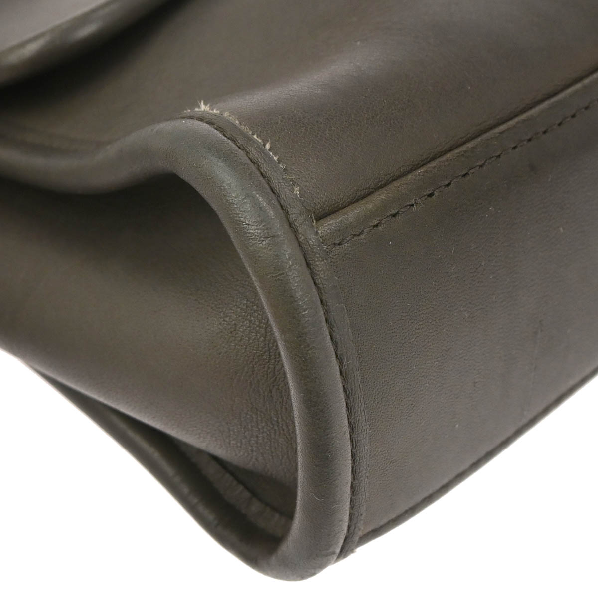 Coach Gray Leather Handbag