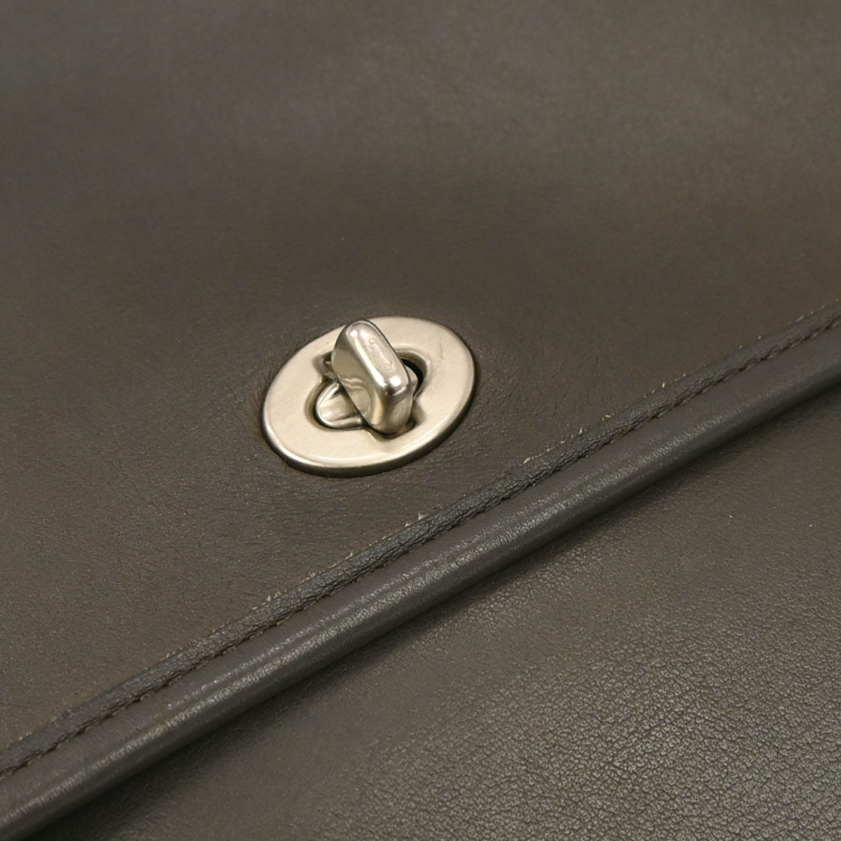 Coach Gray Leather Handbag