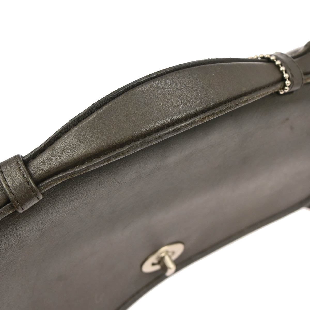 Coach Gray Leather Handbag