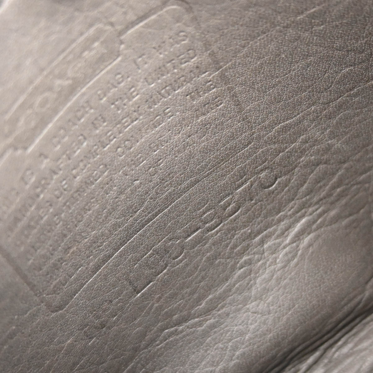 Coach Gray Leather Handbag