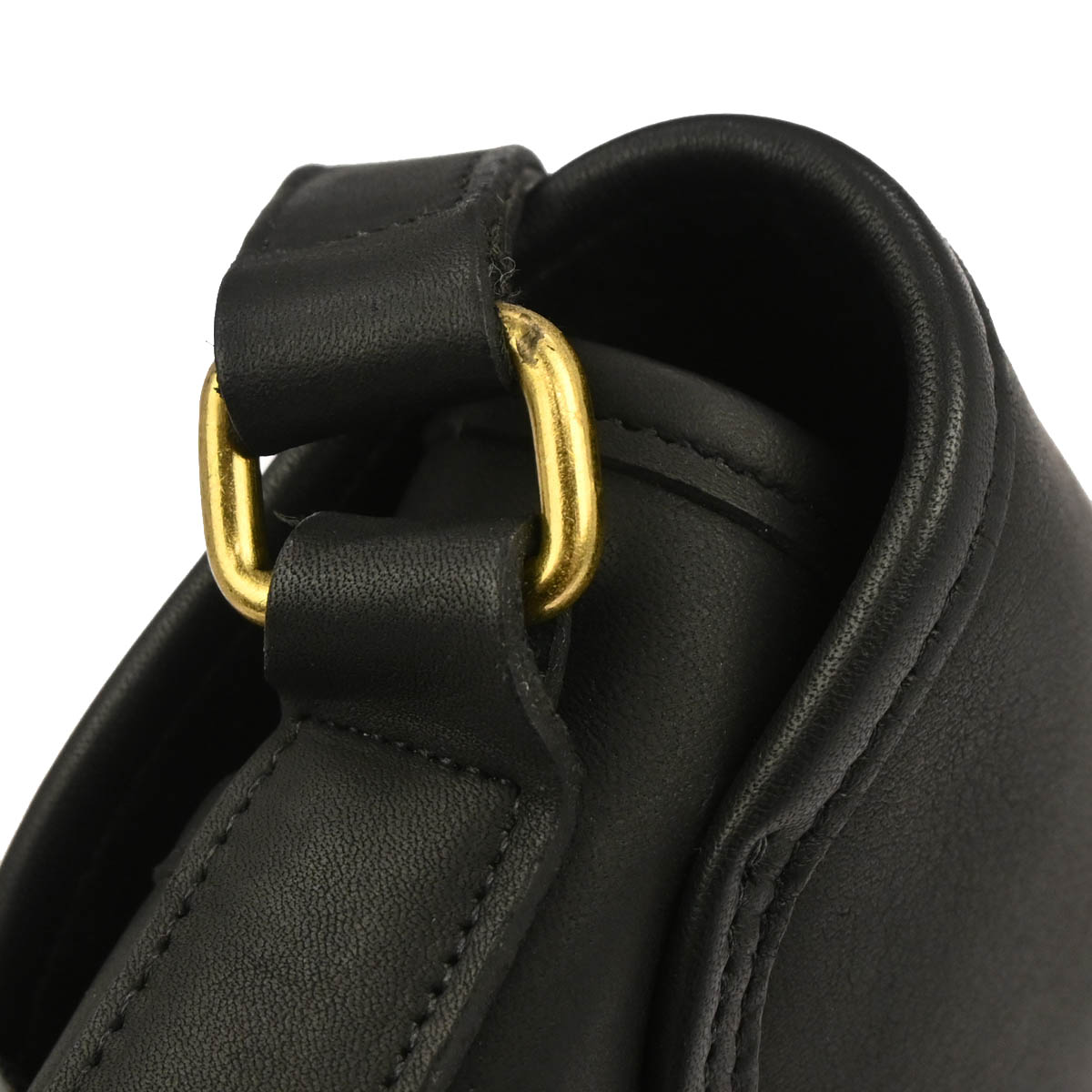 Coach Black Leather Shoulder Bag