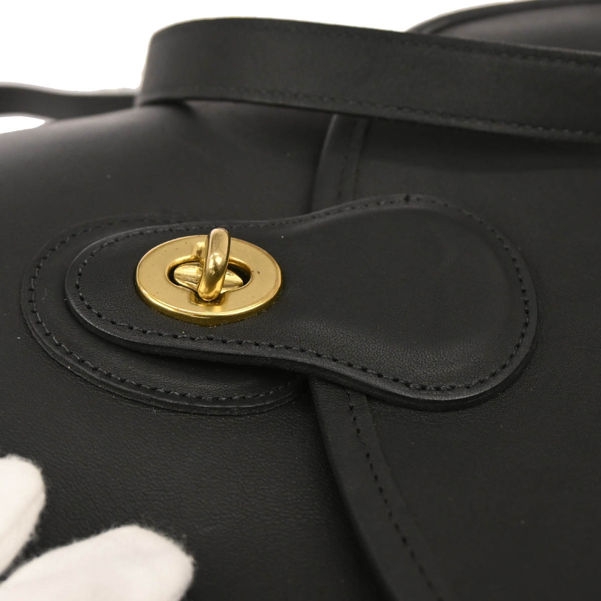 Coach Black Leather Shoulder Bag