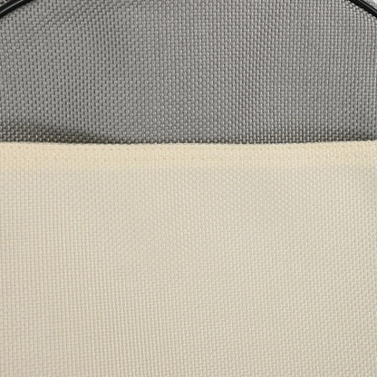 Chanel 2003-2004 Black White Nylon Sport Line Mesh Duffle Handbag