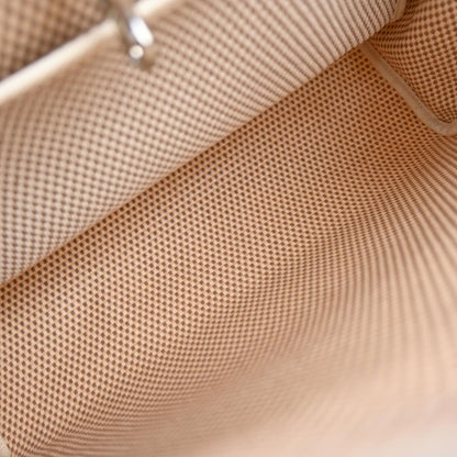 Hermes Black Beige Toile Officier GM Herbag PM 2 in 1 Shoulder Handbag