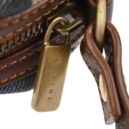 Celine * Blue Denim Macadam Handbag