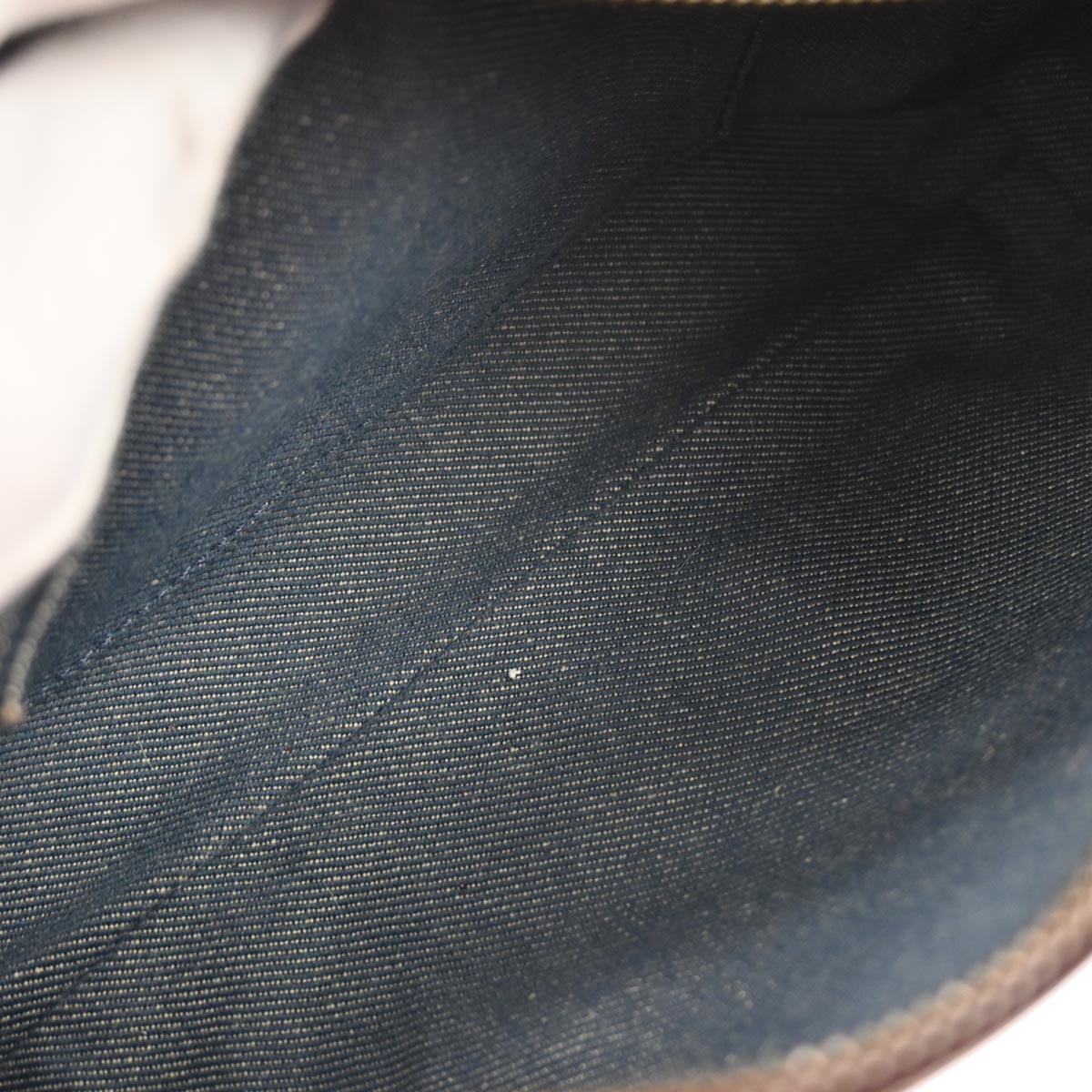 Celine * Blue Denim Macadam Handbag