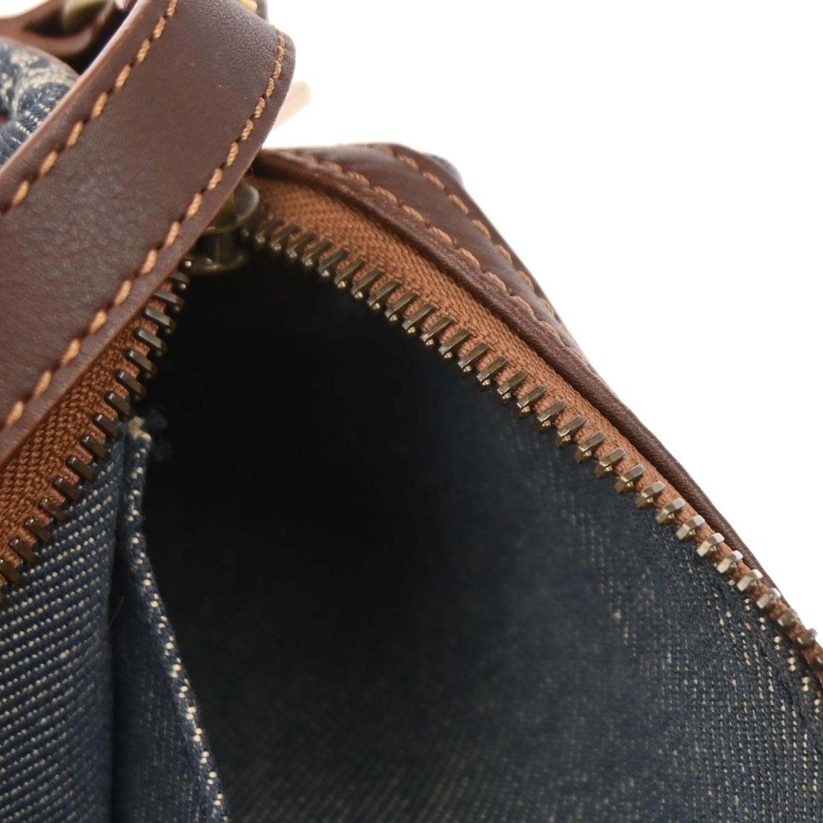 Celine * Blue Denim Macadam Handbag