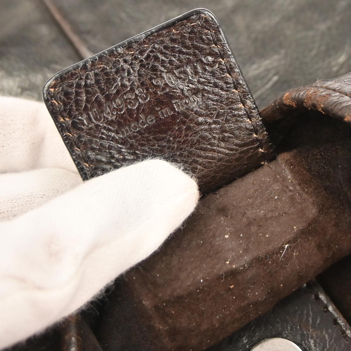 Yves Saint Laurent Dark Brown Small Mombasa Handbag