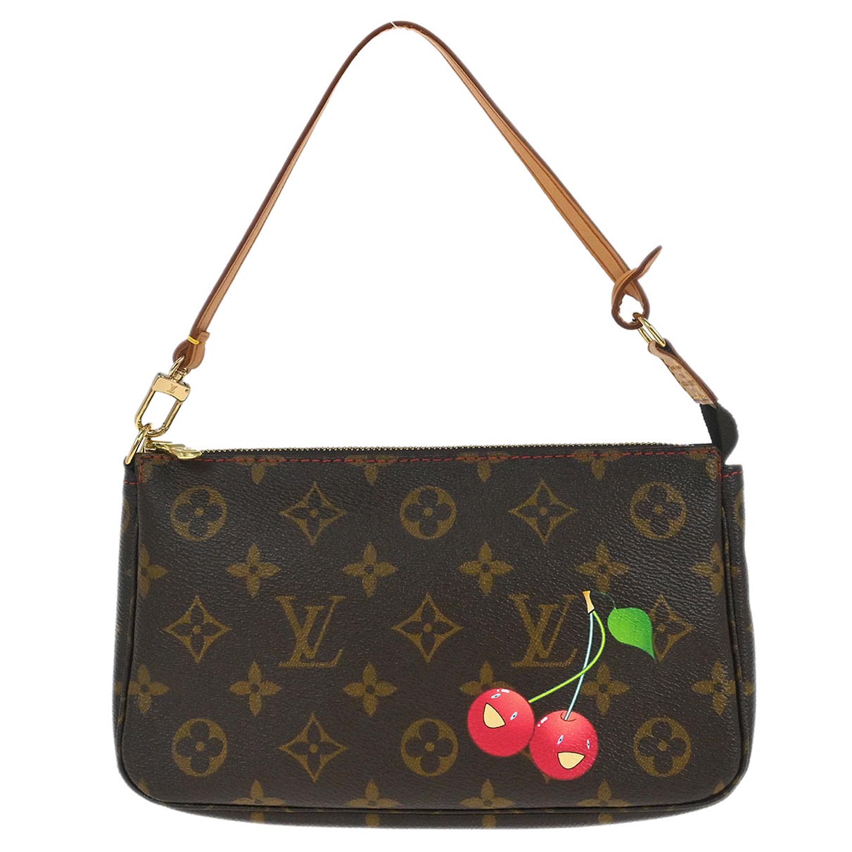 Louis Vuitton Monogram Cherry Pochette Accessoires Handbag M95008