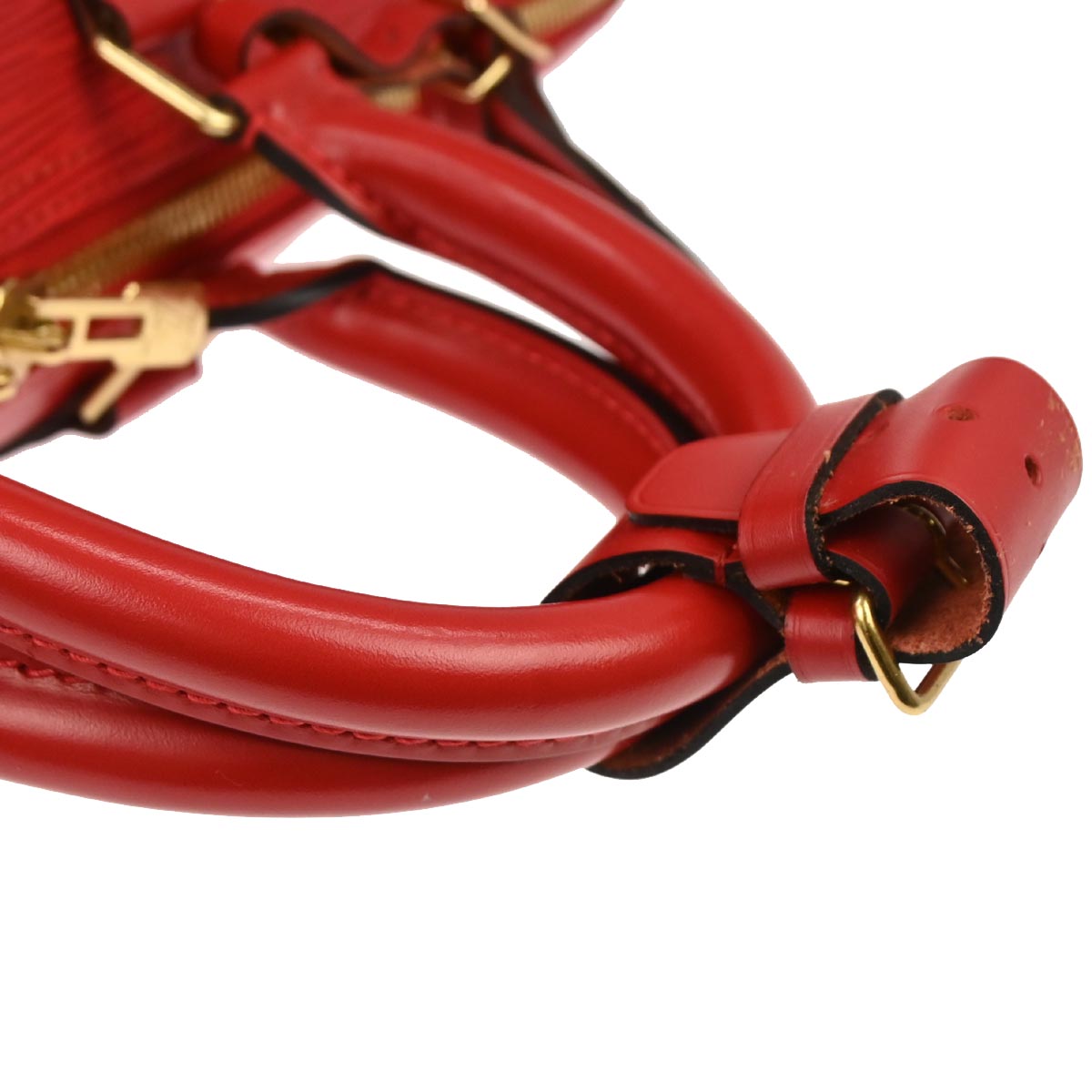 Louis Vuitton Red Epi Keepall 45 Travel Handbag M42977