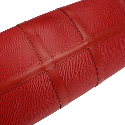 Louis Vuitton Red Epi Keepall 45 Travel Handbag M42977