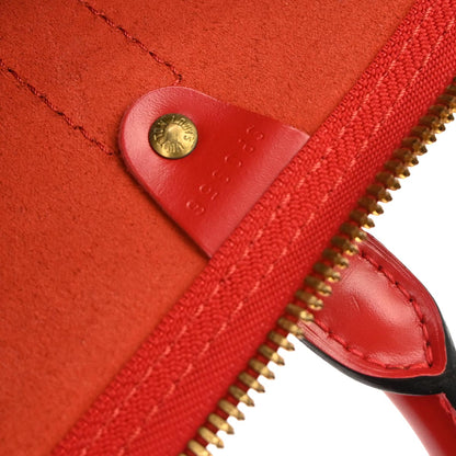 Louis Vuitton Red Epi Keepall 45 Travel Handbag M42977
