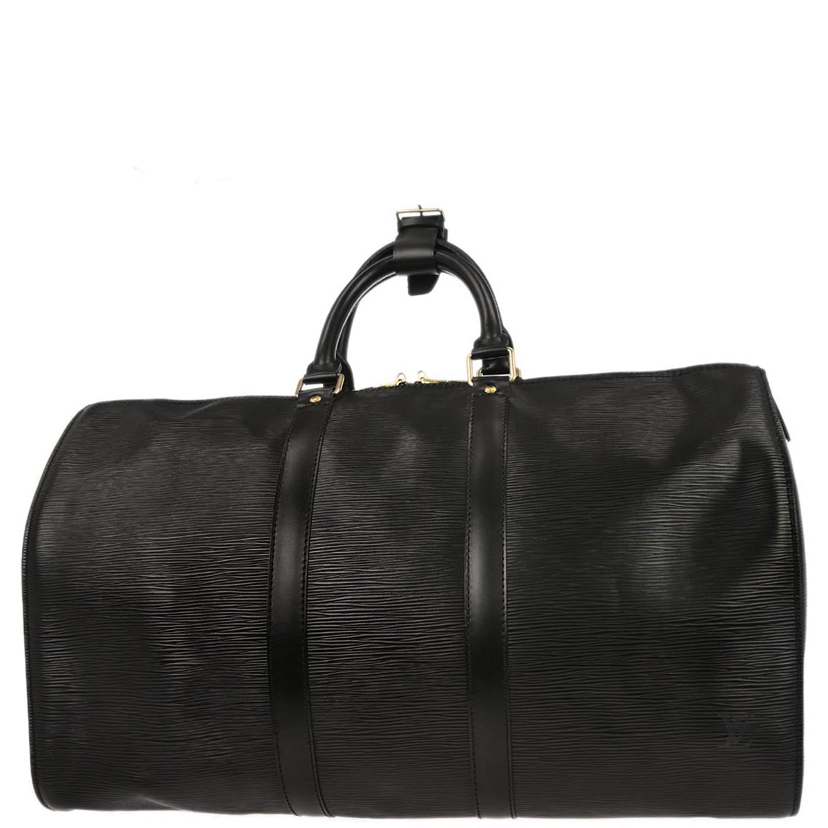 Louis Vuitton Black Epi Keepall 45 Travel Handbag M42972