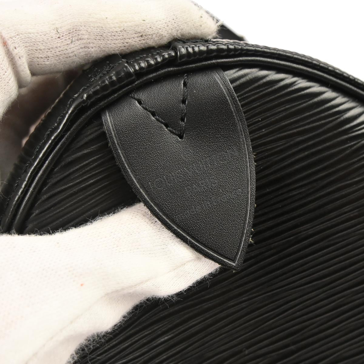 Louis Vuitton Black Epi Keepall 45 Travel Handbag M42972