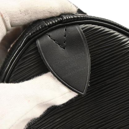 Louis Vuitton Black Epi Keepall 45 Travel Handbag M42972